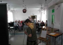 DSCF6557 Wspólne śpiewanie z Panią Zofią Dulębą