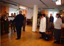 DSC03325 13.11.2017 Udział w występie chóru wojskowego „Żołnierskie Echa” w DPS im. Jana Pawła II