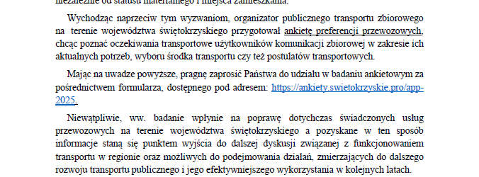 2025-04-30 | Polityka transportowa
